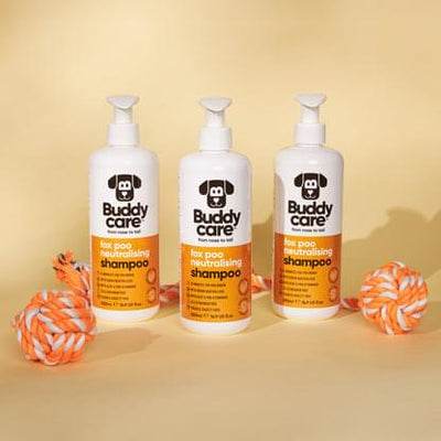 Buddy Care Fox Poo Neutralising Shampoo For Dogs.