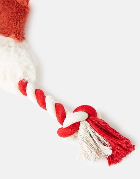 Joules Pet Collection – Rope Heritage Tweed Fox Dog Toy
