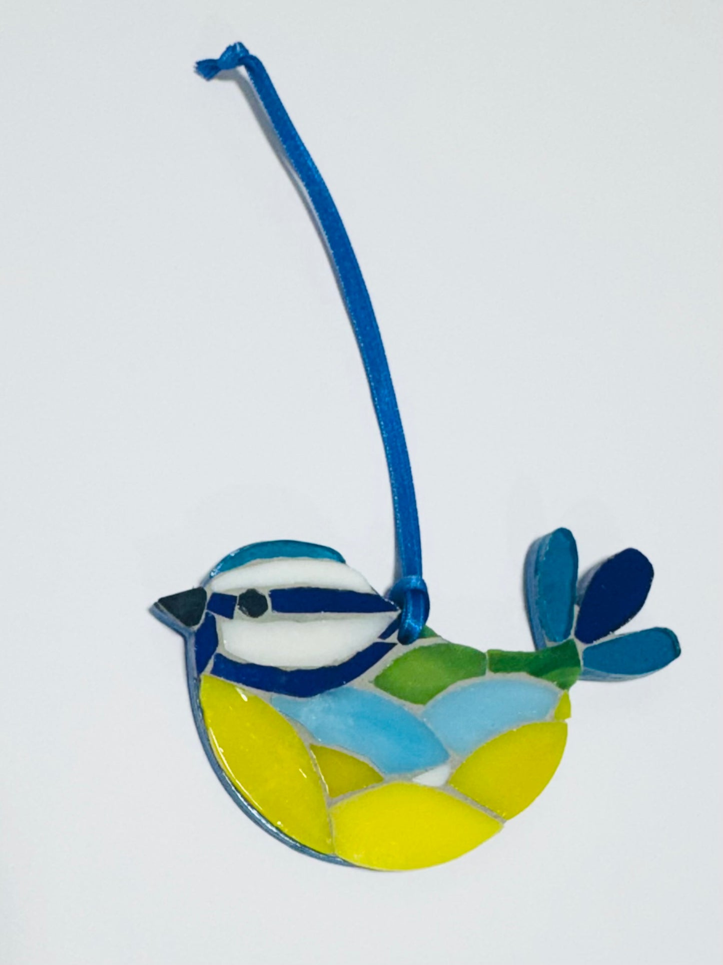 Meadow Mosaics – Handcrafted Hanging Glass Bird Mosaics by Nicky Wells