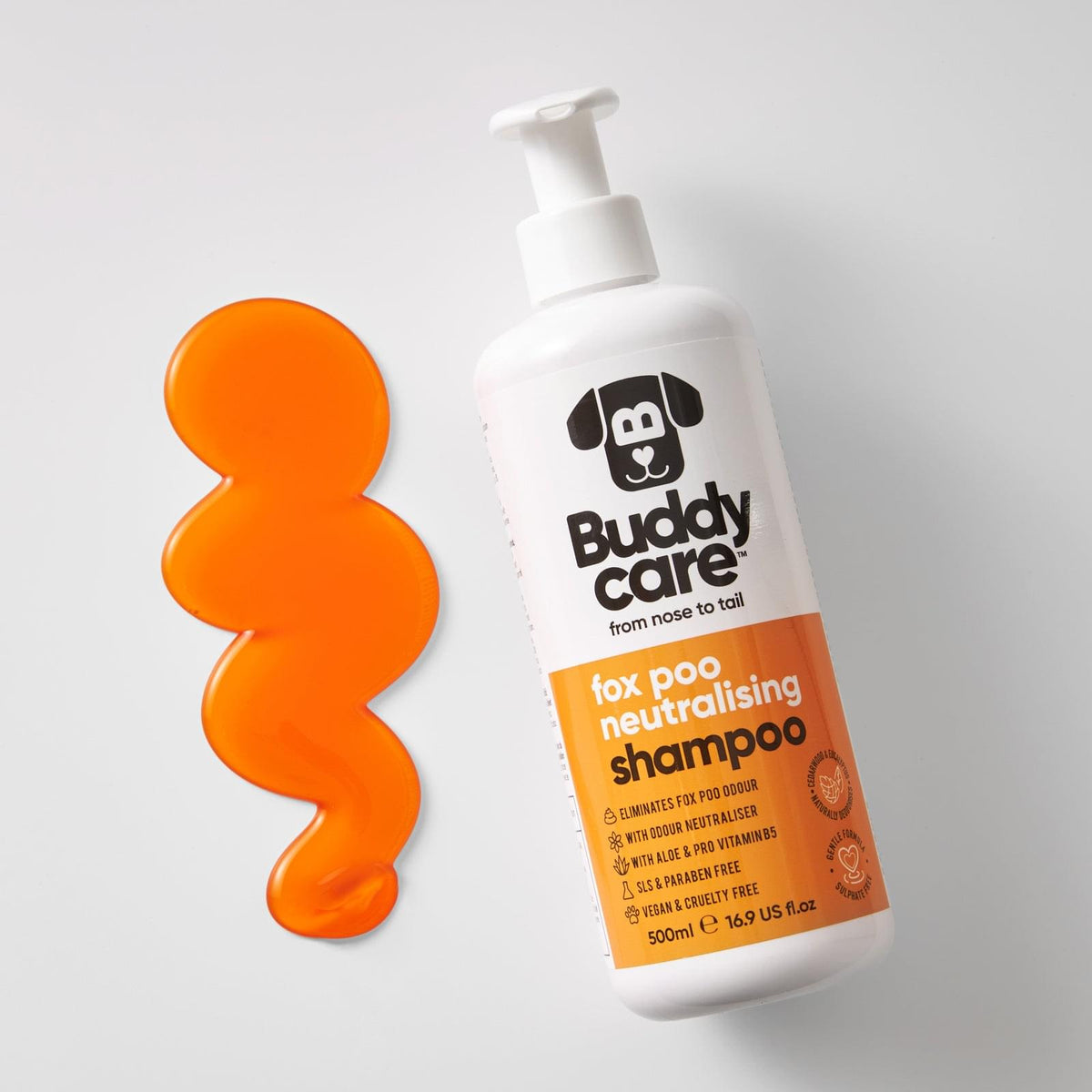 Buddy Care Fox Poo Neutralising Shampoo For Dogs.