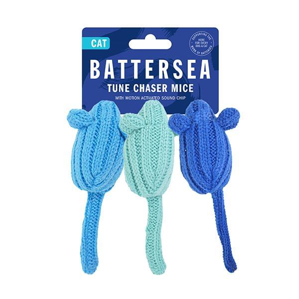 Battersea Tune Chaser Mice Cat Toy – 3 Pack.