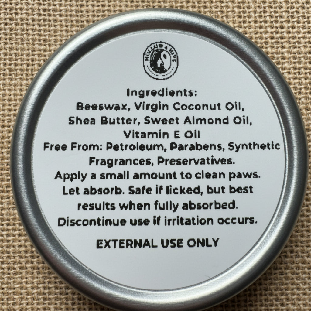 Hollow & Hive Natural Paw & Nose Balm – Moisturising, Protecting & Soothing