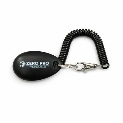 Zero Pro Dog Training Clicker – Positive Reinforcement Training Tool with Wrist Strap & Clip