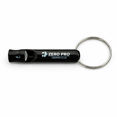 Zero Pro Dog Training Recall Whistle – Aluminium High-Pitch Whistle with Keyring