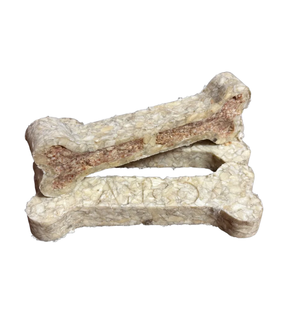Anco Collagen Bone with Peanut Butter crunchy natural dog chew
High protein collagen dog chew with peanut butter filling for dogs
Natural dental dog chew supporting joints skin and teeth with peanut butter