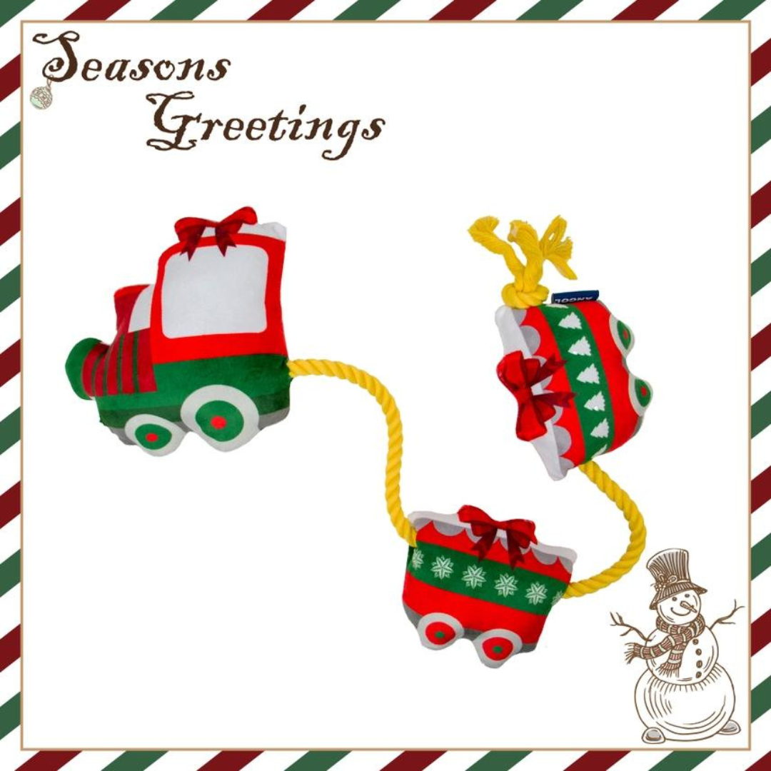 Ancol Ropey Train – Christmas Dog Toy