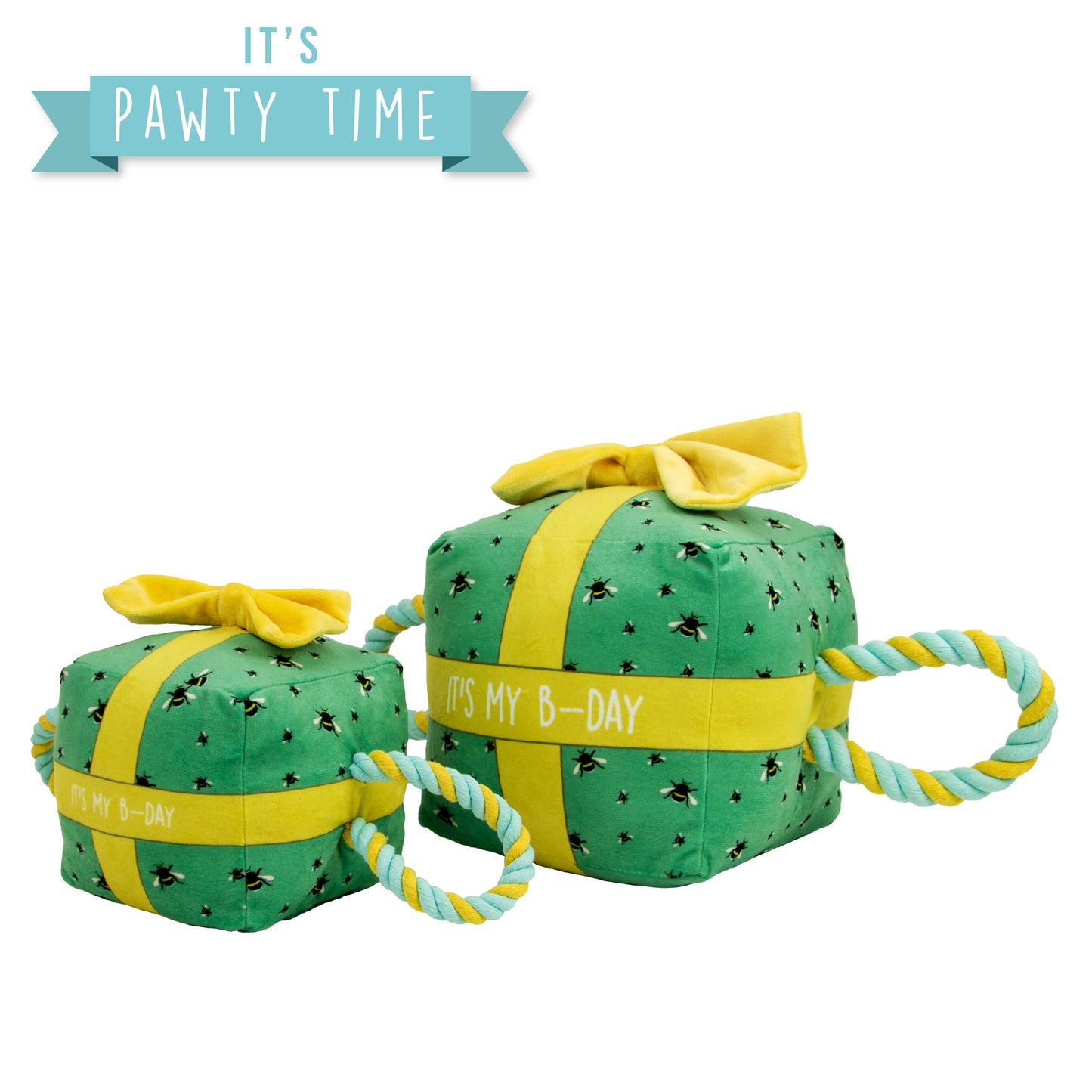 Ancol Pawty Time Birthday Present Small Dog Toy