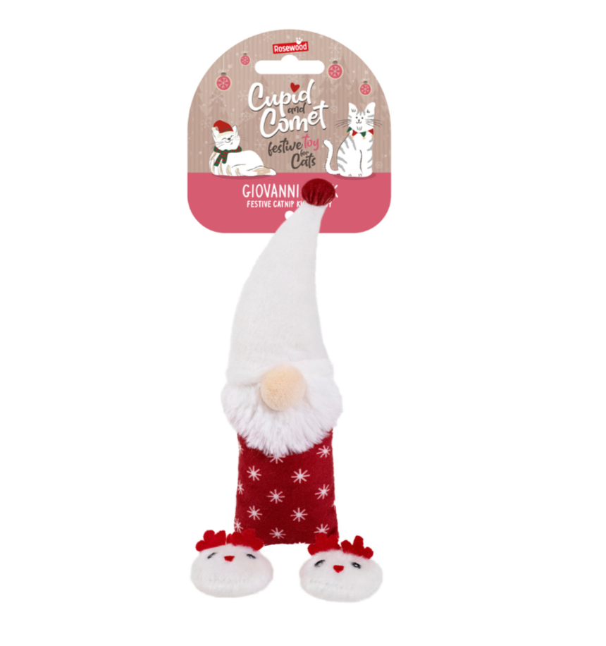 Cupid & Comet Giovanni Gonk Festive Catnip Kicker