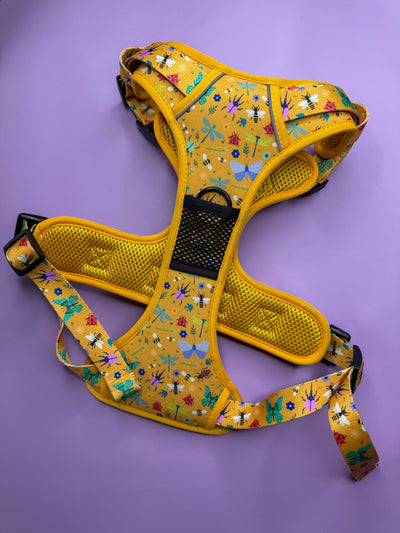 Pup Chic Boutique – Summer Buzzin’ No Pull Tactical Dog Harness (XS–XL)