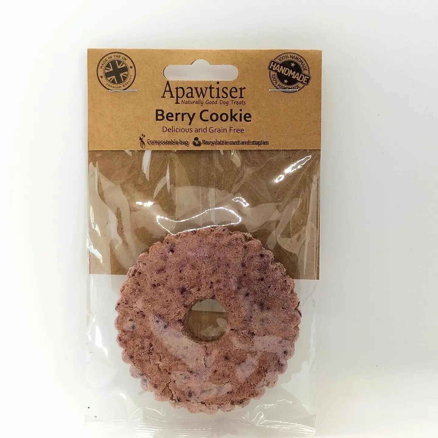 Apawtiser Berry Cookie Dog Treat