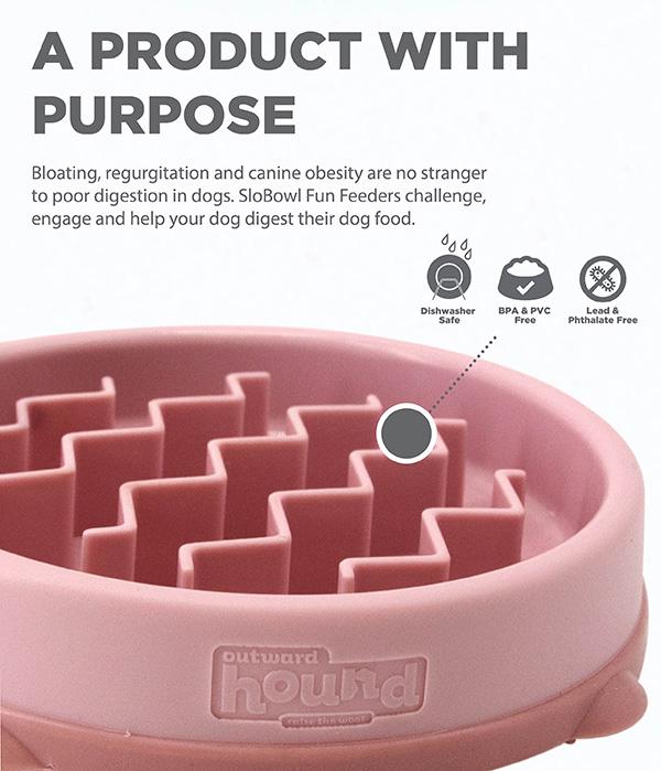 Outward Hound Fun Slow Feeder For Dogs - MINI