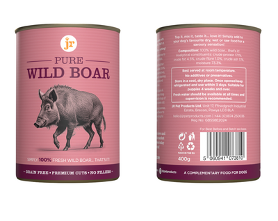 Jr Pure Dog Food Topper/Mixer Cans 80g - 400g