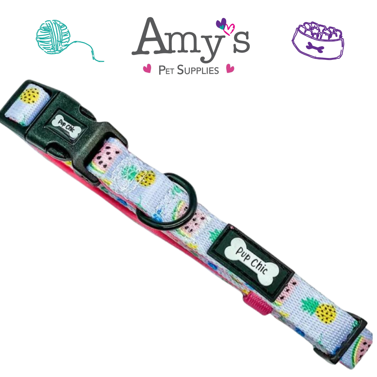 Pup Chic - Cutie Fruity Range - Harnesses, Leads, Etc