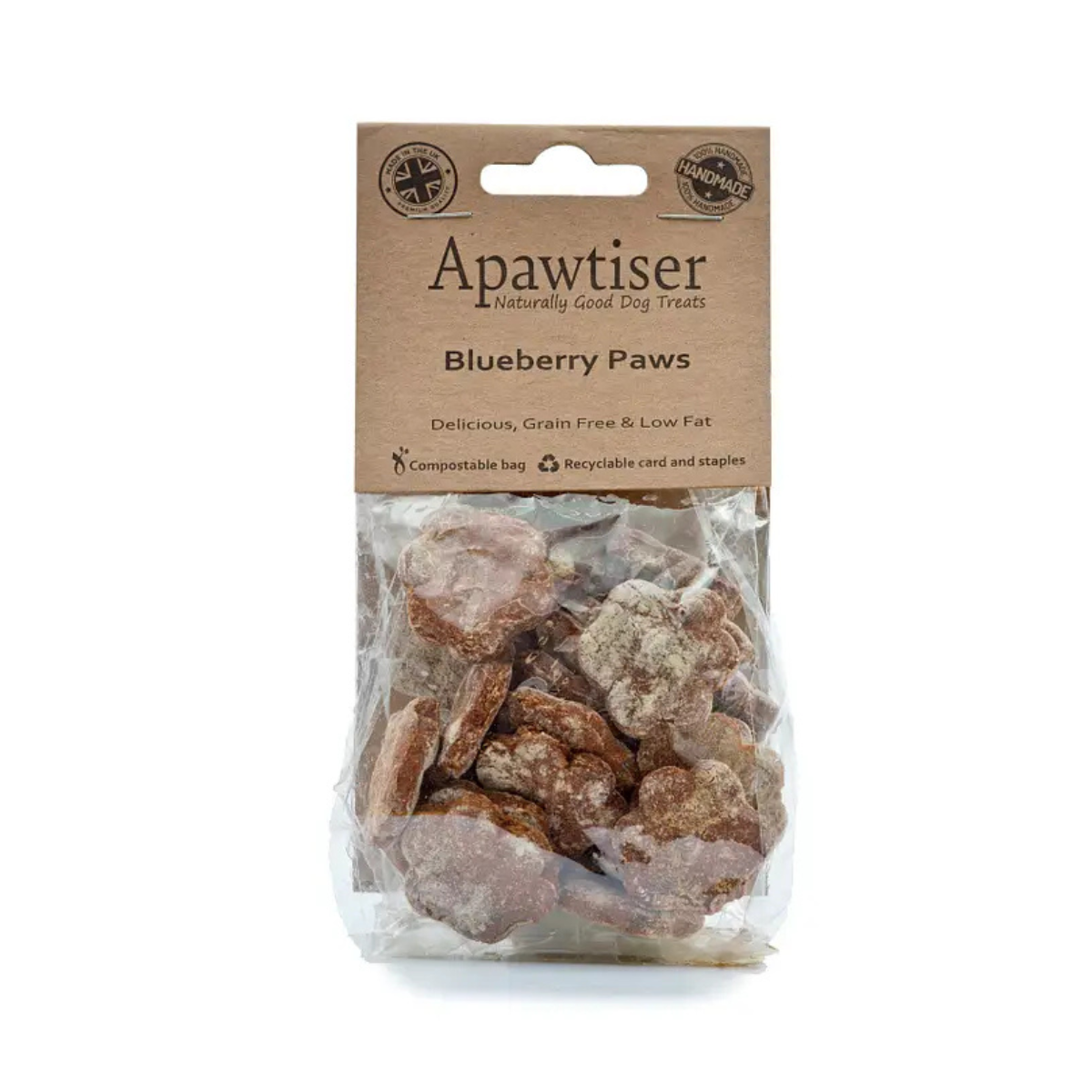 Apawtiser Blueberry Paws Dog Treats 100g