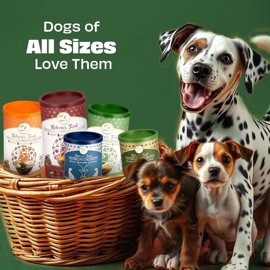 Pawfect Nature's Feast Freeze-Dried Treat- Goat Meat -Dog 50g