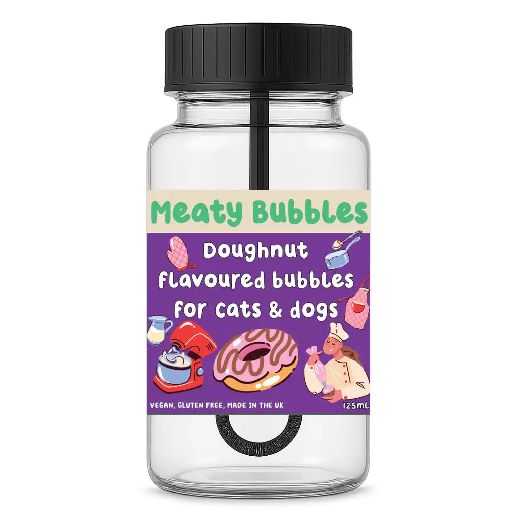 Meaty Bubbles – Pet Safe Bubbles for Dogs & Cats (Various Flavours)