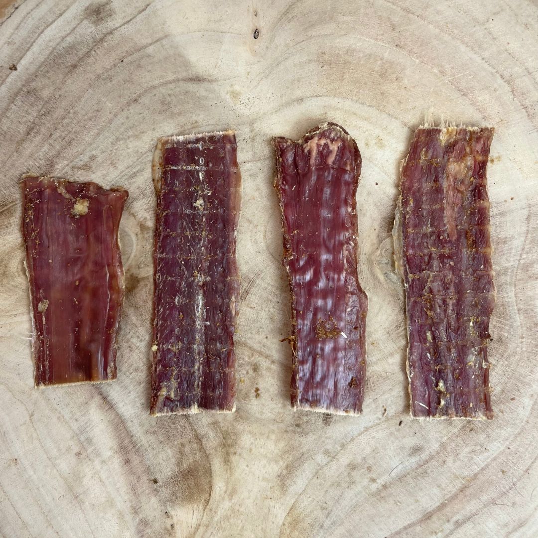 Flat Gullet Dog Chew – 100% natural beef treat sold individually, ideal for dogs with sensitive stomachs or allergies.