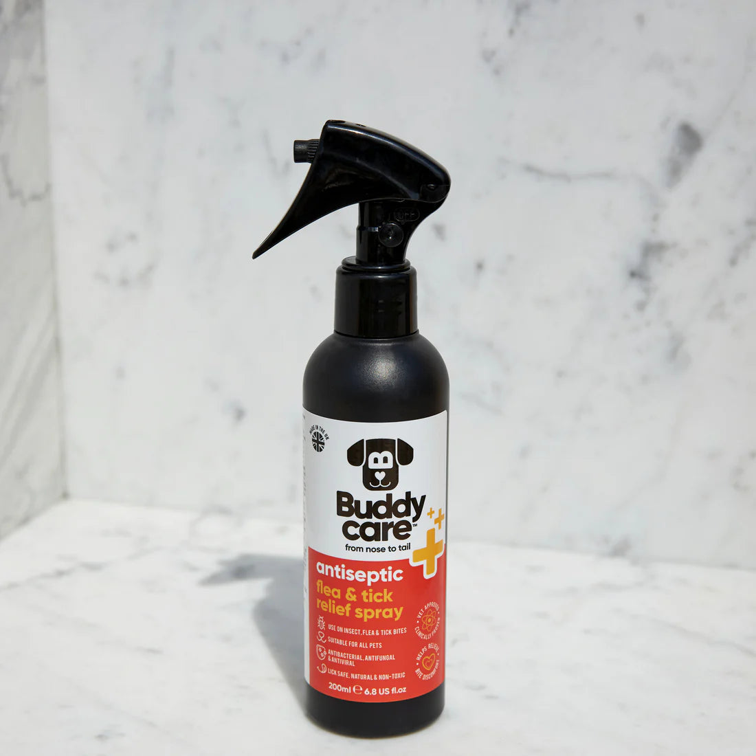 Buddy Care Pet Antiseptic Flea & Tick Relief Spray