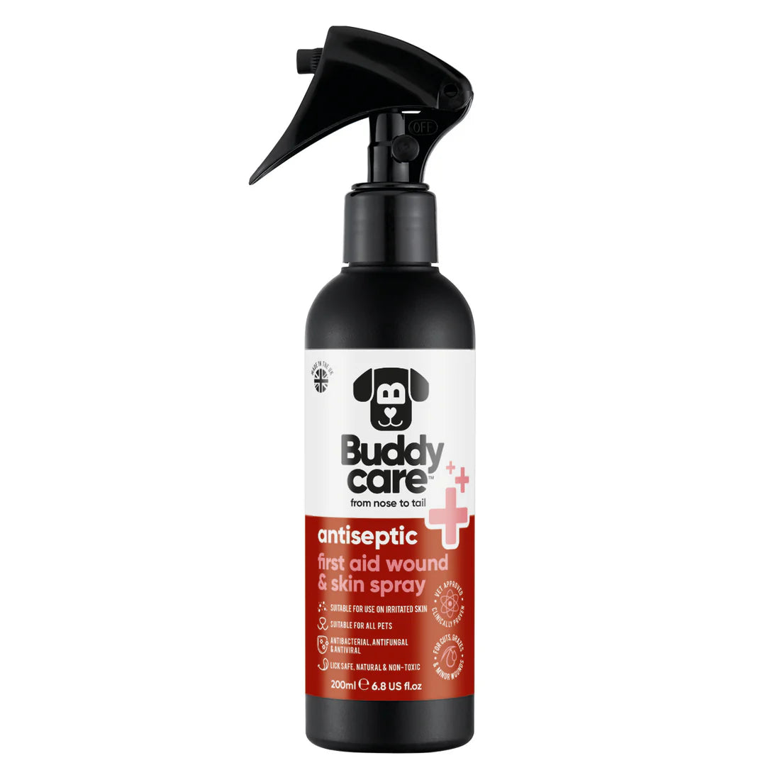Buddy Care Pet Antiseptic First Aid & Wound Spray