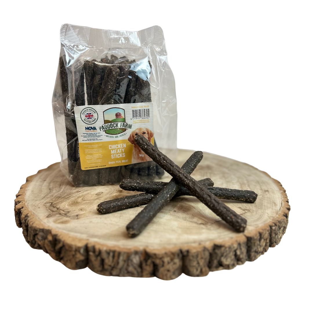 Paddock Farm Chicken Meaty Sticks 1kg – Natural Dog Treats
