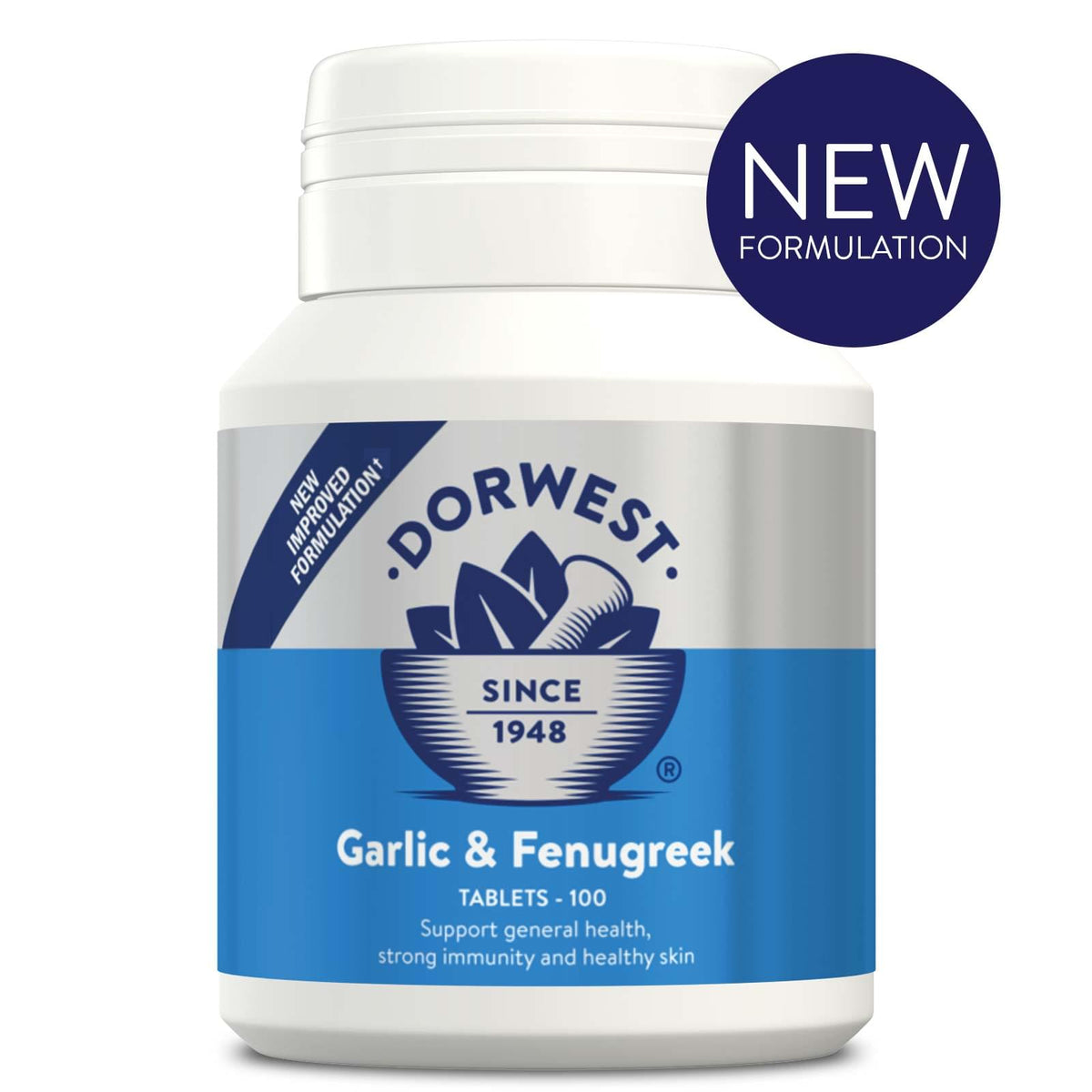 Garlic & Fenugreek Tablets for Dogs | Herbal Daily Wellbeing Supplement.