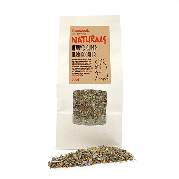 Naturals Chicken Treats – Henny's Super Herb Booster 300g | 100% Natural Herbal Supplement