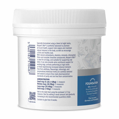 Keeper’s Mix® Herbal Supplement for Dogs 250g| Natural Daily Nutritional Support