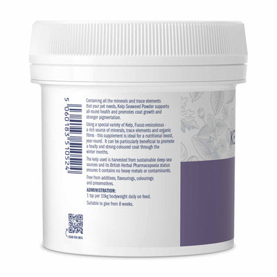 Kelp Seaweed Powder for Dogs & Cats 250g | Natural Mineral Supplement