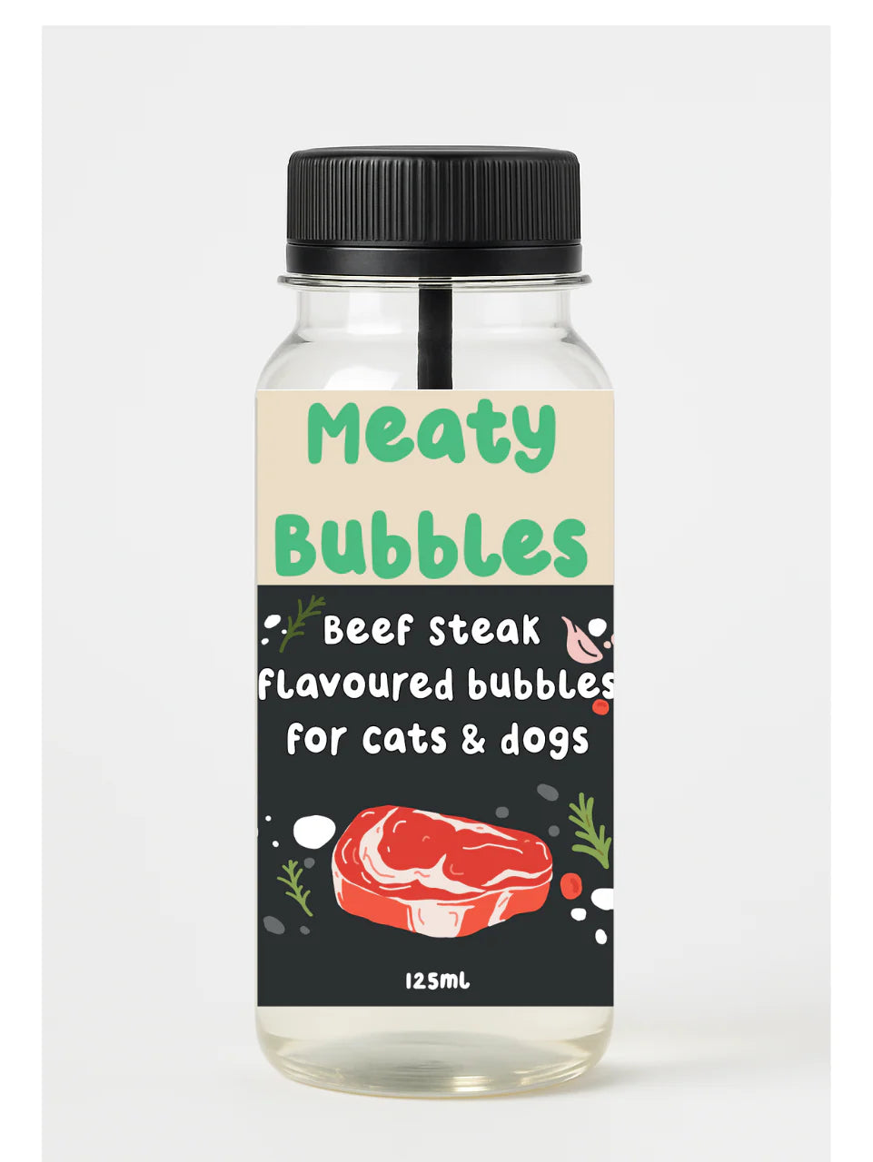 Meaty Bubbles – Pet Safe Bubbles for Dogs & Cats (Various Flavours)