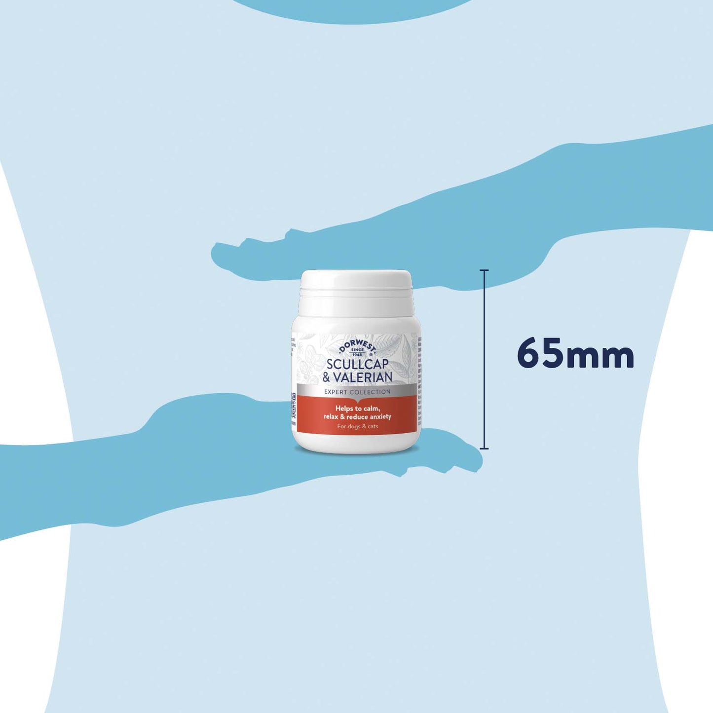 Dorwest Scullcap & Valerian Tablets For Dogs And Cats