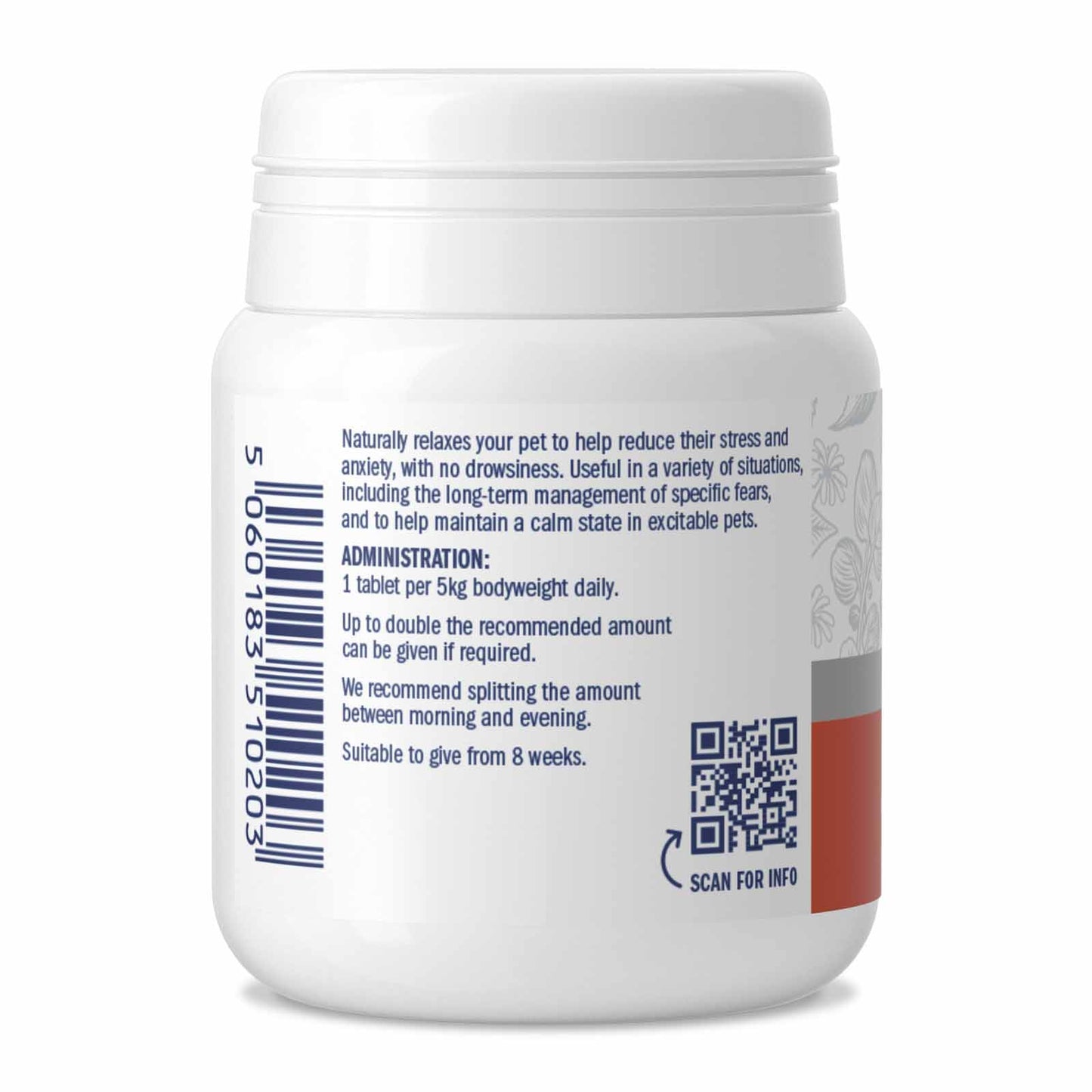Dorwest Scullcap & Valerian Tablets For Dogs And Cats