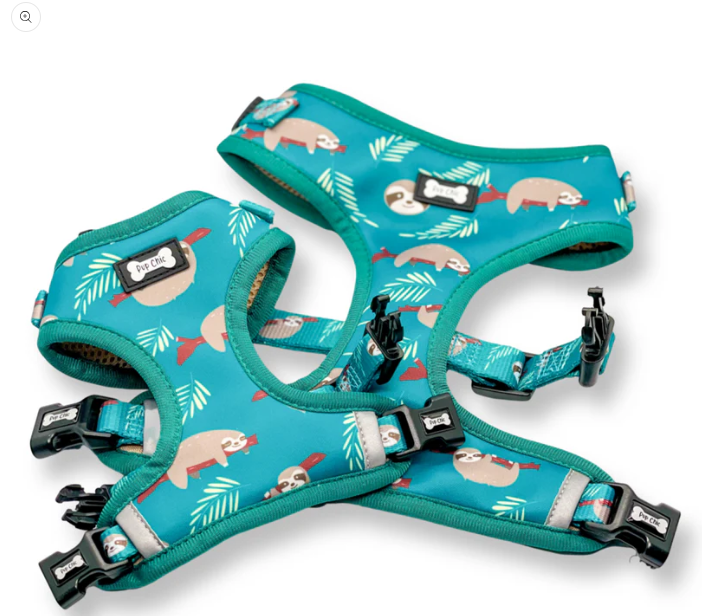 Pup Chic - Lazy Sloth Range- Harnesses, Leads, Etc