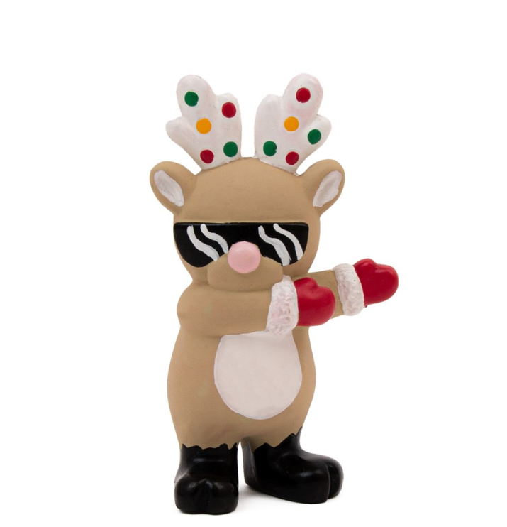 Great & Small Christmas Latex Dancing Reindeer – 17cm