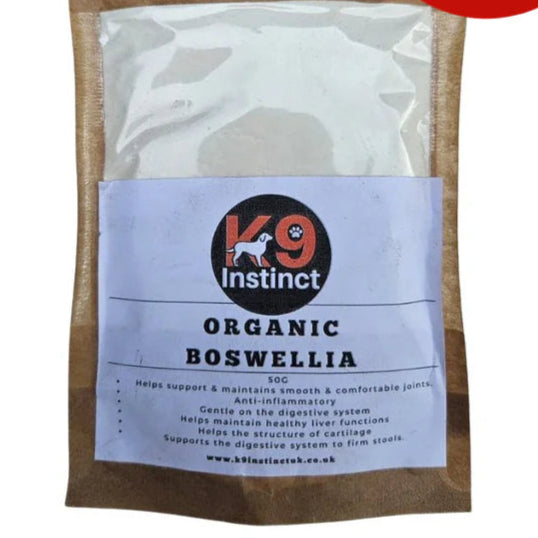 K9 Instinct Boswellia Powder 100g – Natural Joint & Mobility Support for Dogs & Cats