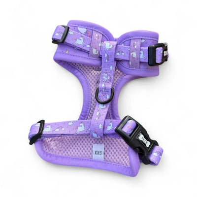 Pup Chic Boutique Daydreams & Unicorns XXS Step-In Adjustable Small Dog Harness.