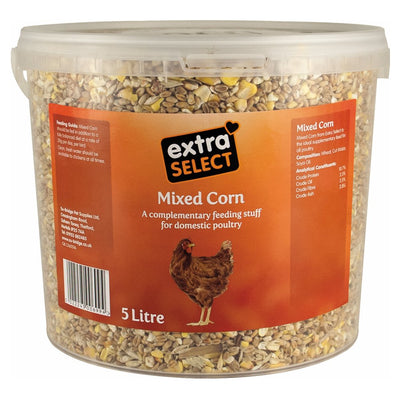 Extra Select Mixed Corn 5L Bucket β Scratch Feed for Chickens & Poultry