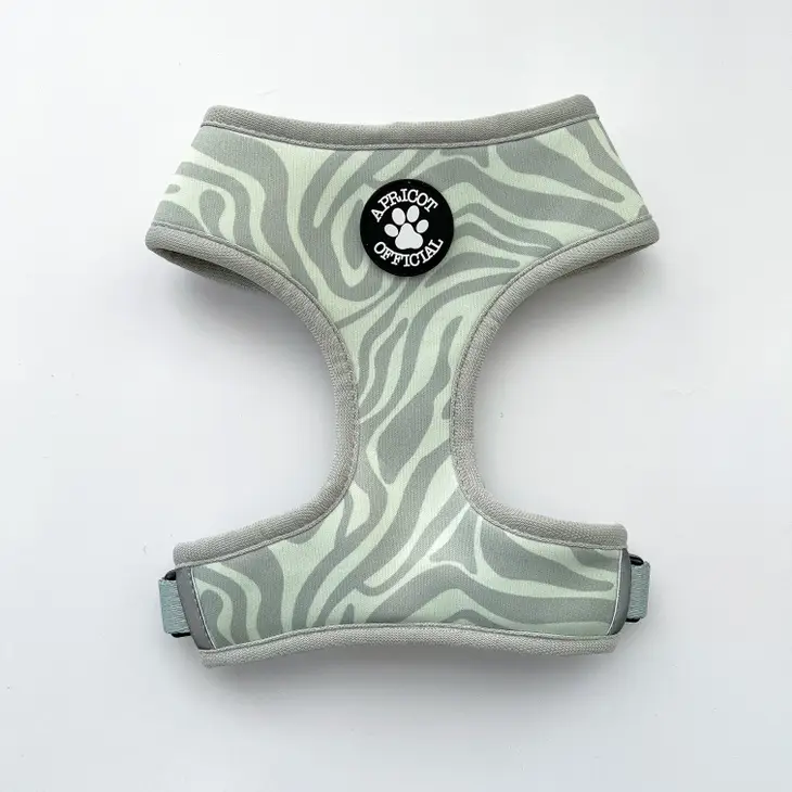 Dog Harness - Reversible Sage Swirl/Leopard Print