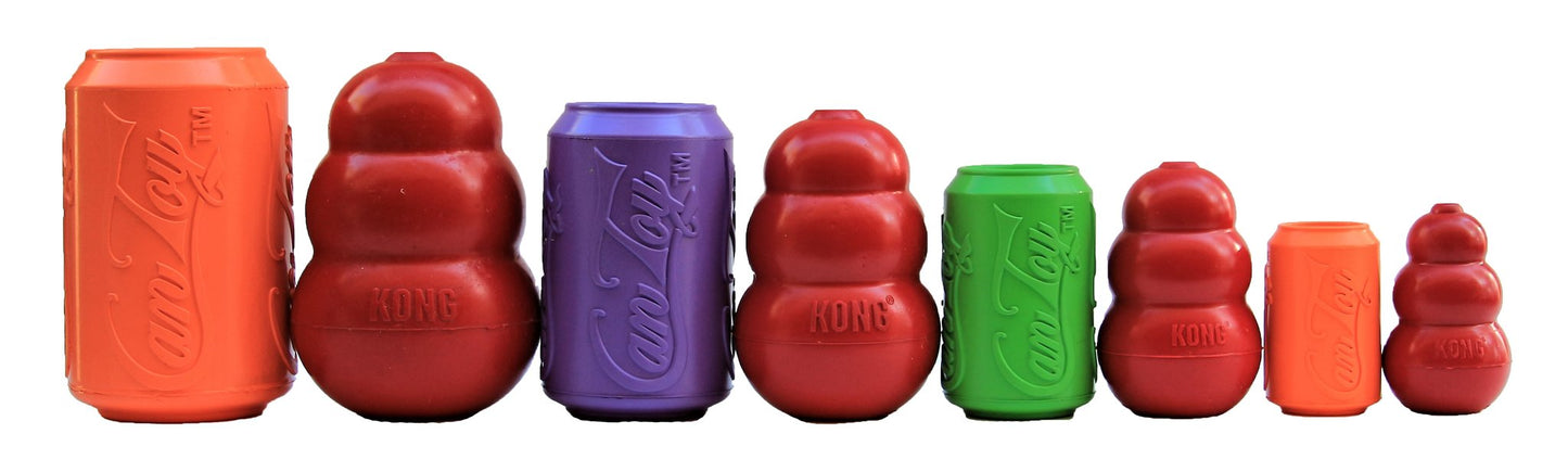 Soda Can Rubber Dog Enrichment Toy – Various Sizes