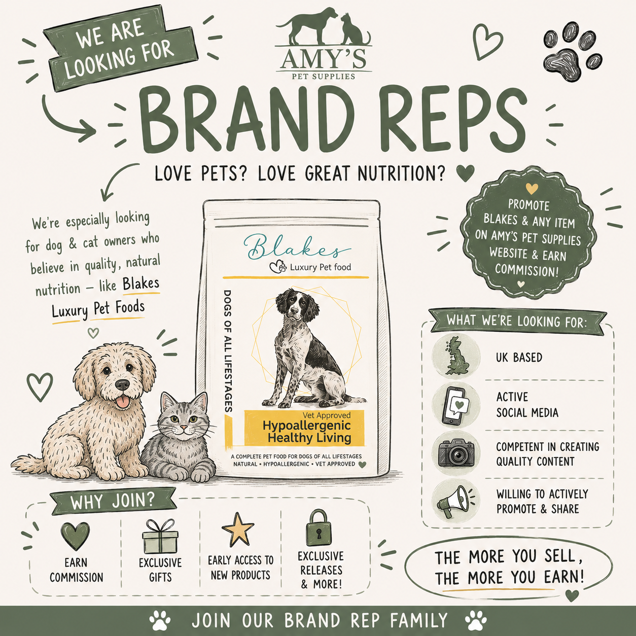 Become an Amy’s Pet Supplies Brand Ambassador | Earn Commission Sharing Products You Love.