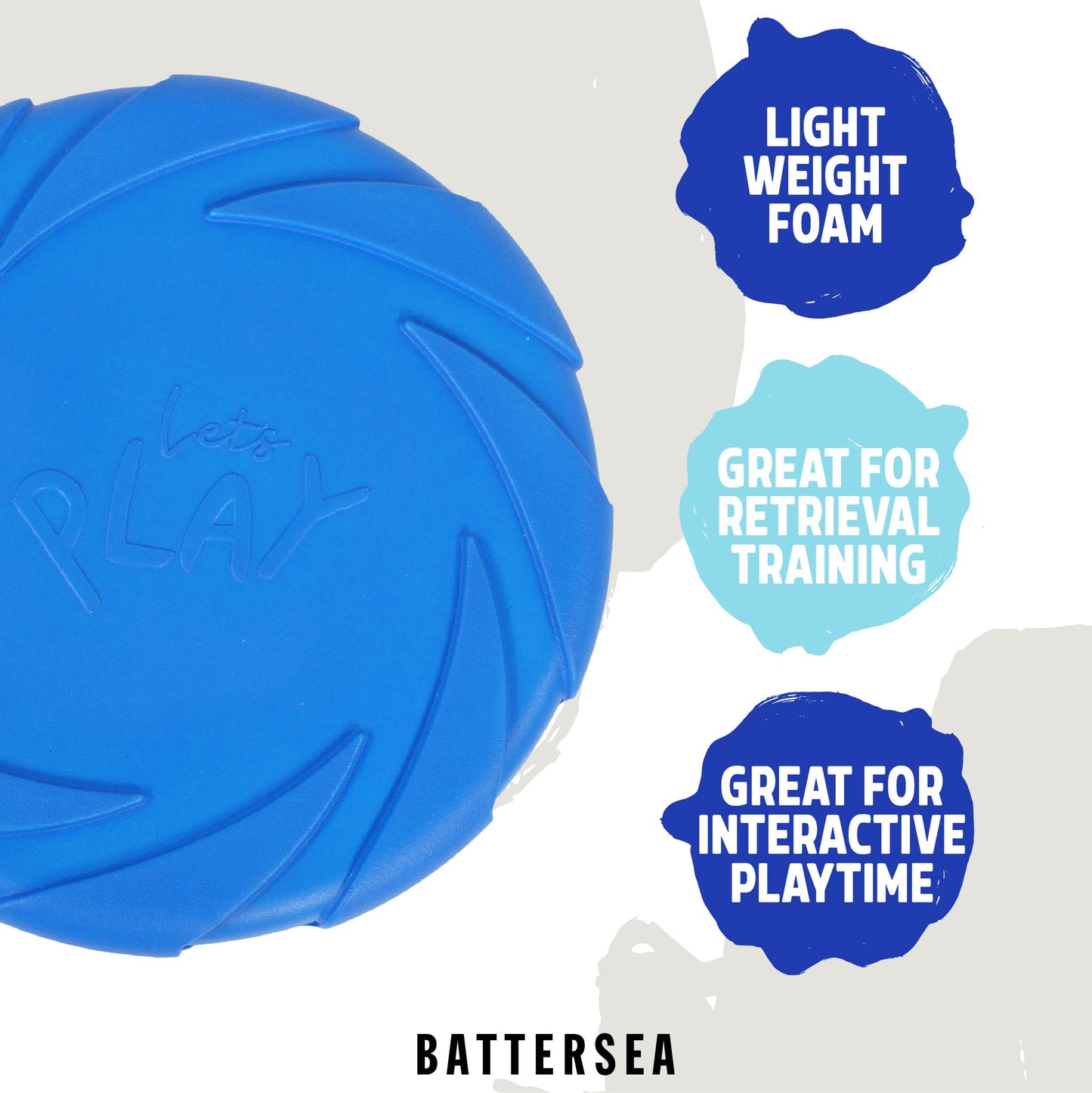 Battersea Foam Frisbee Toy For Dogs