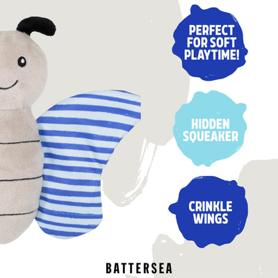 Battersea Crinkle Butterfly Dog Toy