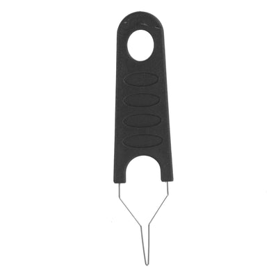 Black tick remover  tool on a white background