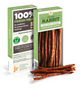 Pure Rabbit dog treat packaging with visible treats on a white background