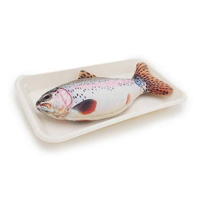 Jolly Moggy 100% Natural Catnip Trout Plush Cat Toy