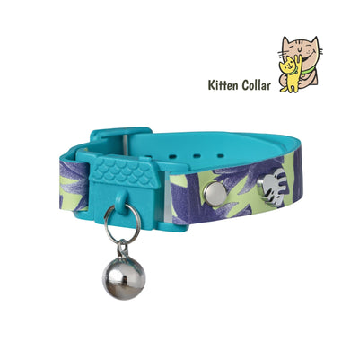 KITTYRAMA KITTEN BOTANICALS LOTUS COLLAR - Quick Release, Breakaway, Hypoallergenic