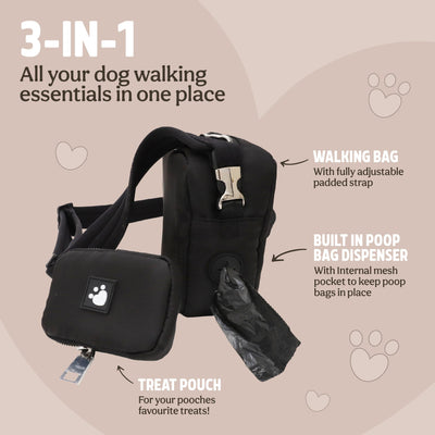 3-in-1 Dog Walking Bag