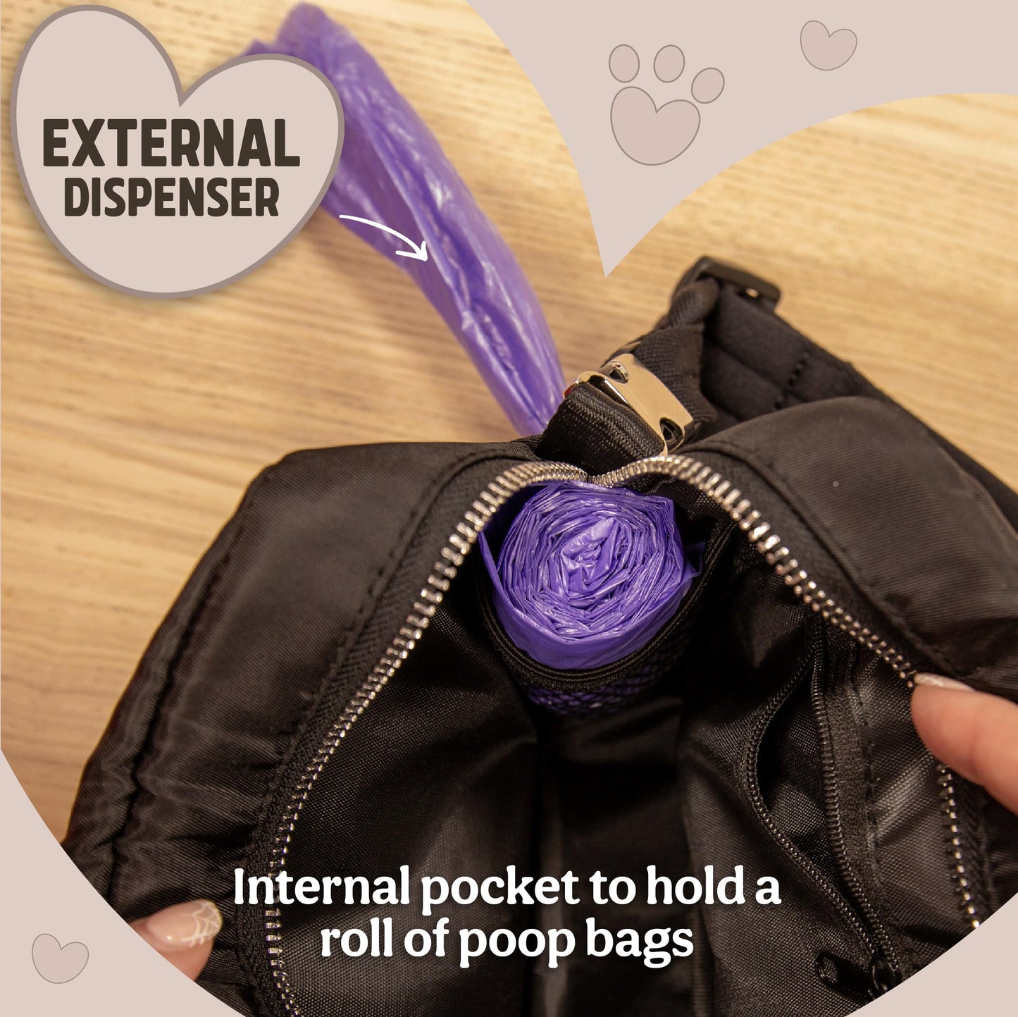 3-in-1 Dog Walking Bag