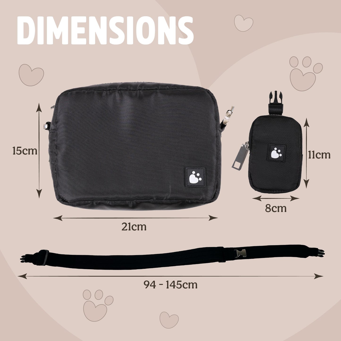 3-in-1 Dog Walking Bag