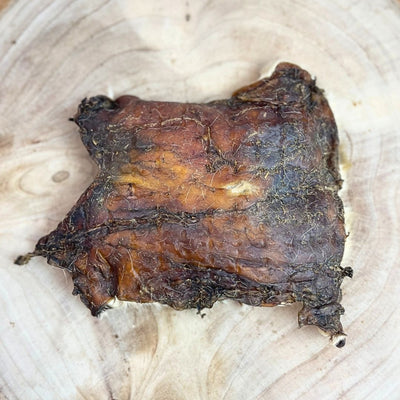 XL Hairy Beef Skin – Natural Long-Lasting Chew for Dogs