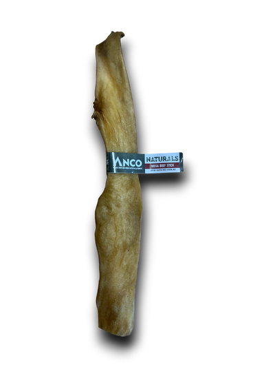 Anco Naturals Mega Beef Stick — Iron-Rich, Low-Fat Long-Lasting Dog Chew (40–50cm)